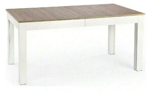 Masa extensibila SEWERYN, stejar/alb, PAL, 160/300x90x76 cm