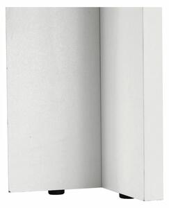 KONDELA Masă dining, alb/negru, 120x80 cm, KRAZ