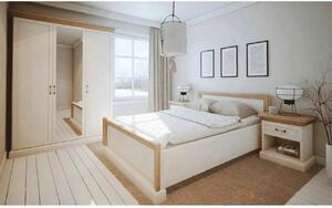 Mobila dormitor stil scandinav ROYAL, pin nordic/stejar salbatic, PAL