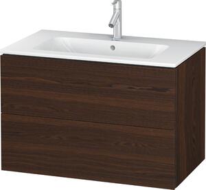 Duravit L-Cube dulap 82x48.1x55 cm dulap atârnat sub chiuvetă nucă LC624106969