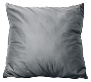 Față de pernă din satin de bumbac - Light grey | 40 x 40 cm