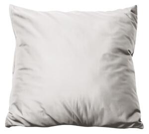 Față de pernă din satin de bumbac - Silver | 40 x 40 cm