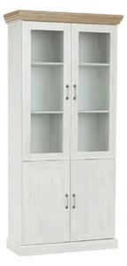 Vitrina ROYAL W4D, pin nordic/stejar salbatic, PAL melaminat/plinte de