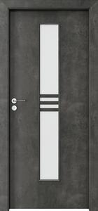 PORTA DOORS Set usa interior porta stil model 1, finisaj porta cpl 0.2 si toc porta system 75-95 mm, fara maner