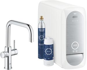 Grohe Blue set starter cu baterie bucătărie pe picior StarLight Chrome 31456001