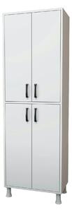 Dulap bucatarie M4-1103, alb, PAL melaminat, 63x36x191 cm