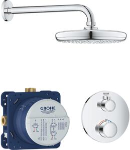 Grohe Grohtherm set de duș ascuns cu termostat da StarLight Chrome 34726000