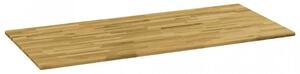 Blat masa, lemn masiv de stejar, dreptunghiular, 23mm 120x60cm - V245990V