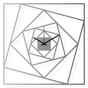 Ceas de perete de dimensiuni medii, din oțel inoxidabil 38x38 cm - Pătrate | DSGN