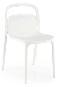 Scaun K490, alb, polipropilena, 46x55x80 cm