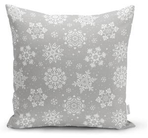 Față de pernă cu model de Crăciun Minimalist Cushion Covers Snowflakes, 42 x 42 cm