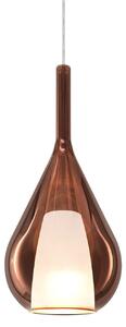 IDEAL LUX Ideal Lux Lampă suspendată Kalique 3, culoare cupru, Ø 18 cm, reglabil, Cupru, Camera de zi / sufragerie, Plastic, Modern