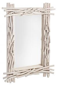 Oglinda decorativa din lemn de tec Sahel Ivoir, l90xH60 cm