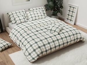 Lenjerie de pat din flanel crem CINDY Dimensiune lenjerie de pat: 70 x 90 cm | 140 x 200 cm