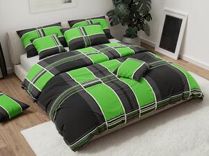 Lenjerie de pat din bumbac Culoare verde, FLUORESCENTO