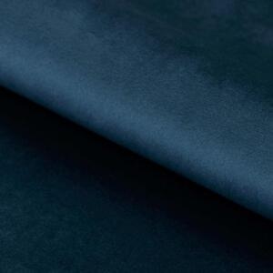 Scaun tapitat textil catifea albastru navy Eris