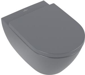 Villeroy & Boch Subway 2.0 vas wc agăţat fără margine gri 5614R0I4