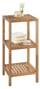 Suport din lemn pentru baie cu 2 rafturi Wenko Norway