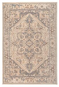 Covor din lana Bella 2886-1-50945, Bej/Gri, design Vintage