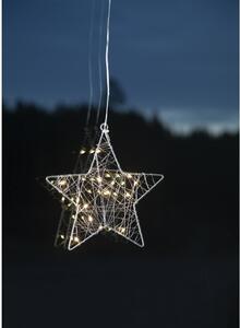 Decorațiune luminoasă cu LED Star Trading Wiry Star, înălțime 21 cm