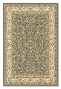 Covor din lana Bella 7968-1-51088, Verde/Bej, design Clasic