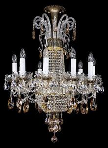 Candelabru design LUX Cristal Bohemia Exclusive PROSERPINA X. CE