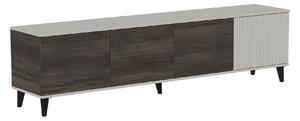 Comodă TV Luelia 114, Cașmir, Nuc, MDF, PAL laminat, 52x200x40cm, 40 kg