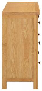 Dulap cu sertare, 105 x 33,5 x 73 cm, lemn masiv stejar - V289196V