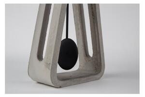 Ceas de masă din beton Zuiver Pendulum, gri