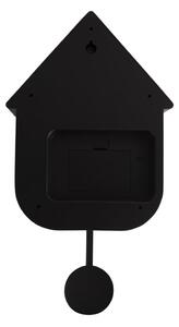 Ceas cu pendul pentru perete Karlsson Modern Cuckoo, 21,5 x 41,5 cm, negru