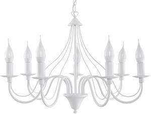 Sollux Lighting Minerwa lampă suspendată x40 W alb SL.0215