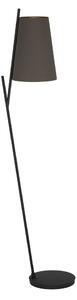 Lampadar design modern Petrosa negru, cappuccino