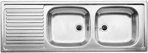 Blanco Top chiuveta din otel 123.5x43.5 cm 500374