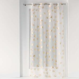 Perdea albă/aurie 140x240 cm Ginkgold – douceur d'intérieur