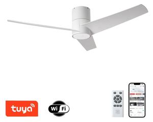 ZEVENTI - Ventilator de tavan LED BARROSA LED/18W/230V Wi-Fi Tuya alb + telecomandă
