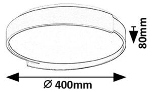 Plafonieră LED dimabilă Rabalux 71305 LALEH LED/24W/230V 3000-6500K + telecomandă
