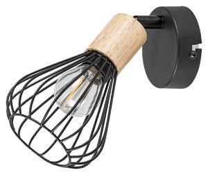 Rabalux Farfalle lampă de perete 1x25 W negru-lemn 3147