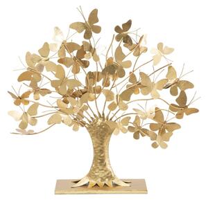 Decorațiune Mauro Ferretti Tree of Life, înălțime 60 cm, auriu