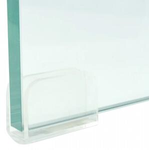 Comoda TV/Suport monitor sticla transparenta 120 x 30 x 13 cm - V244133V