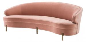 Canapea eleganta design LUX Pierson, catifea nude 113405 HZ