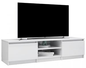 Comoda TV, alb extralucios, 140 x 40 x 35,5 cm, PAL - V800654V