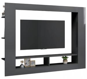 Comoda TV, gri lucios, 152 x 22 x 113 cm, PAL - V800746V