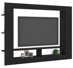 Comoda TV, negru, 152 x 22 x 113 cm, PAL - V800739V