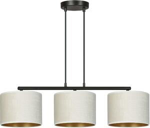 Emibig Hilde lampă suspendată 3x15 W alb-negru-auriu 1052/3