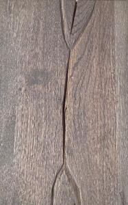 Masa din lemn de stejar salbatic, cu picioare metalice Georgina