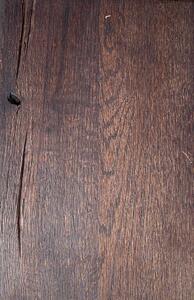Masa din lemn de stejar salbatic, cu picioare metalice Georgina