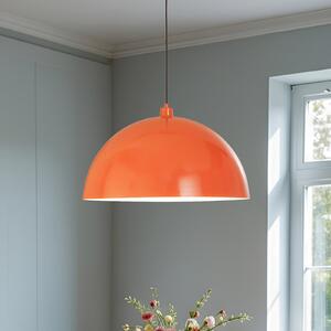 Opviq Lampă suspendată Kure, portocaliu, metal, Ø 60 cm, E27, reglabil, Portocaliu, Bucătărie, Metal, Modern