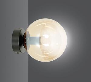 Emibig Rossi lampă de perete 1x10 W negru-chihlimbar 876/K1
