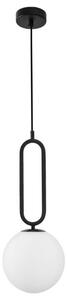 Lustra, Pendul modern Grus Matt Black 20cm