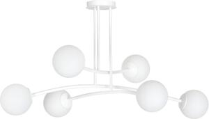 Emibig Halldor lampă de tavan 6x10 W alb-lapte 1025/6